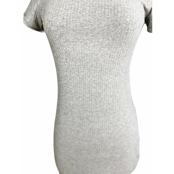 SUSANA MONACO Ribbed Jersey Knit Dress Sheath Midi Cap Sleeve Crewneck Small NWT - Picture 6 of 9
